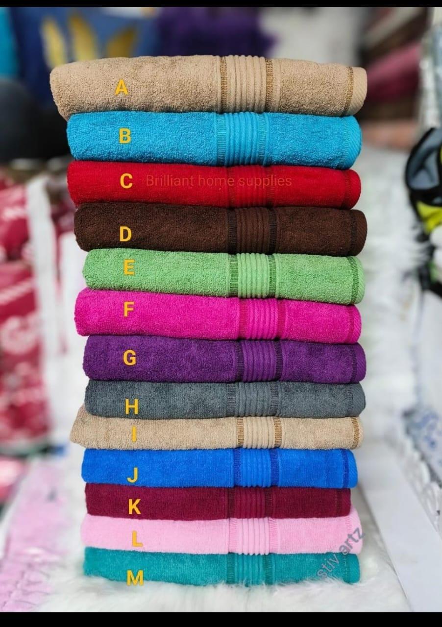 COLOURED LUXURY TOWELS