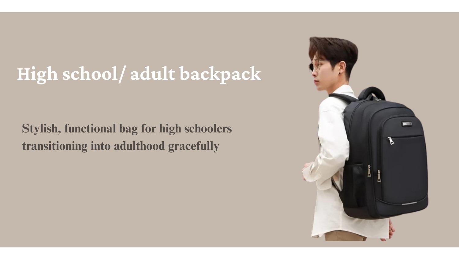 High school/ adult backpack
