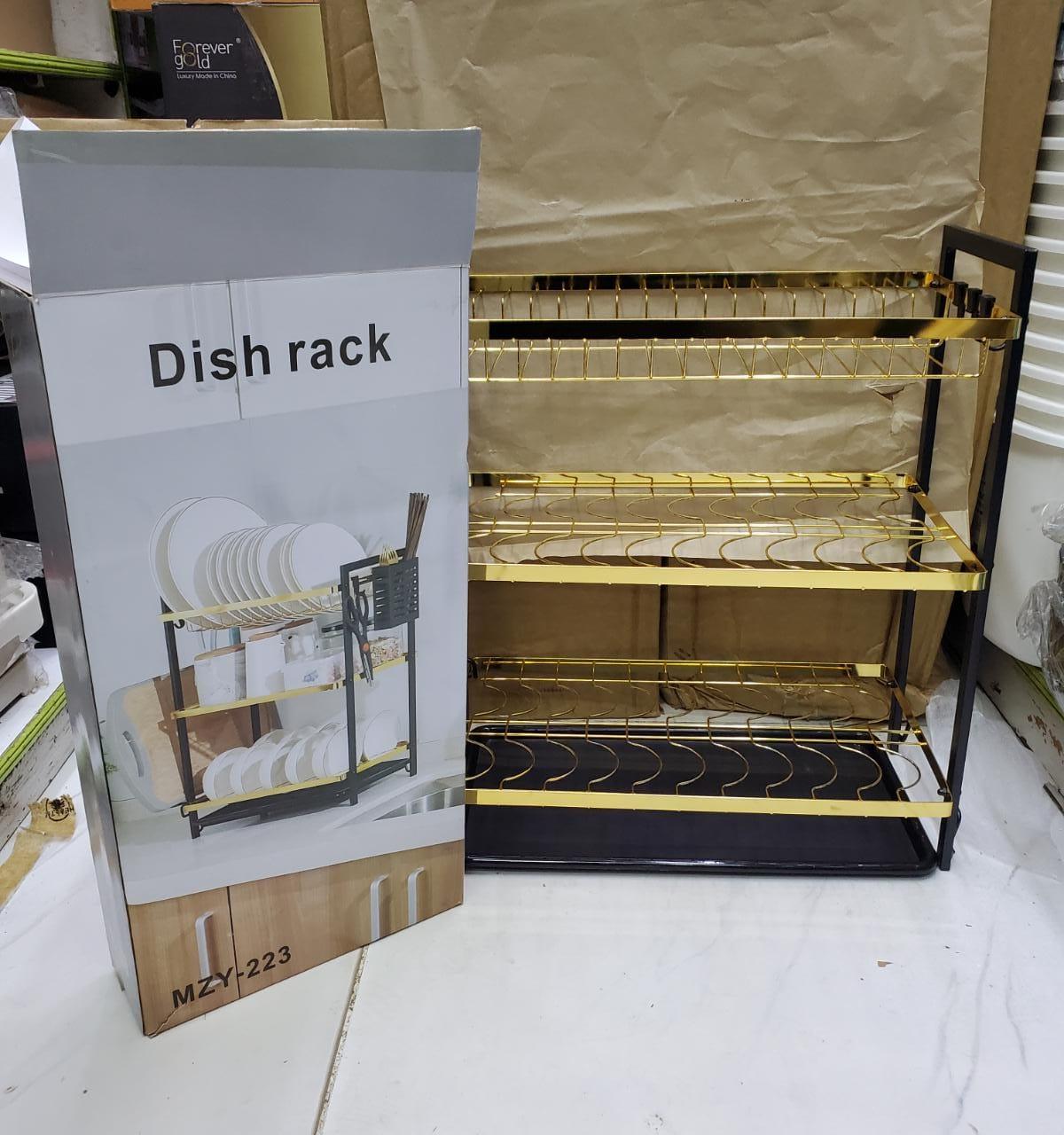 Kitchen 3 tier dish rack