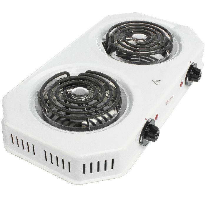 SPIRAL PLATE COOKER 2 BURNER WHITE- RM/253 - Image 2