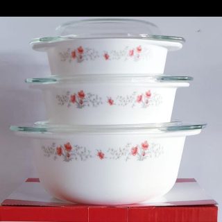 Set of 3 Redberry Casserole