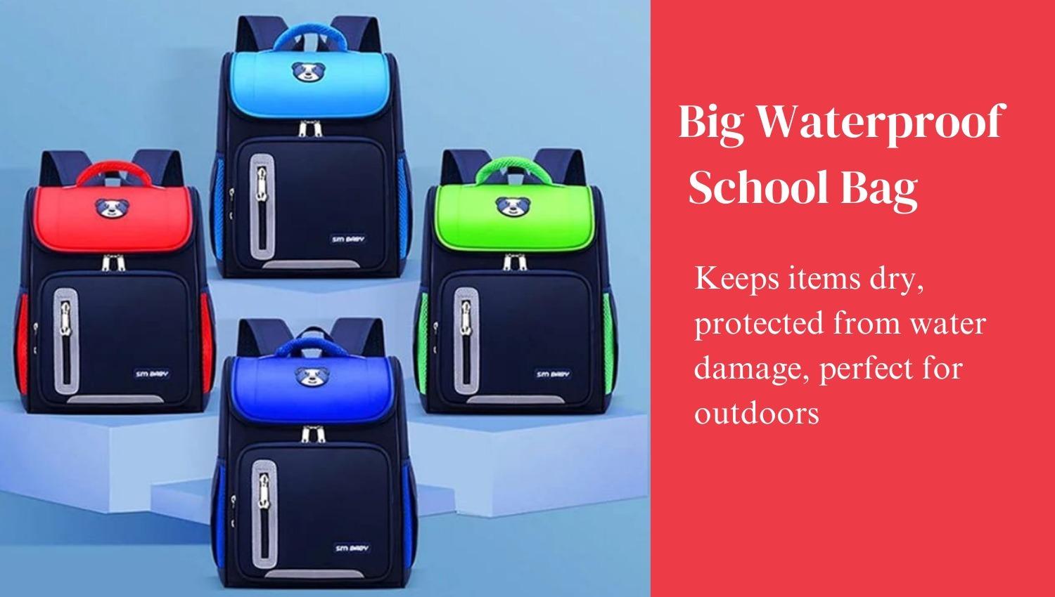 Waterproof SM schoolbag