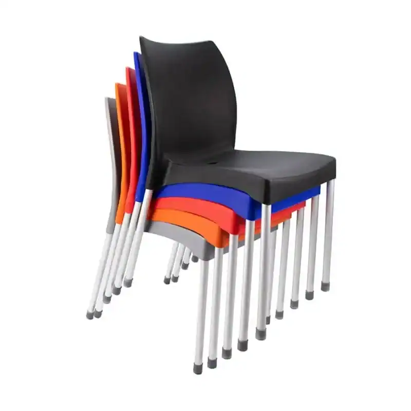 Colorful stackable school chairs suitable for classrooms, offices, and events, available in multiple vibrant colors, durable, lightweight, and easy to store.