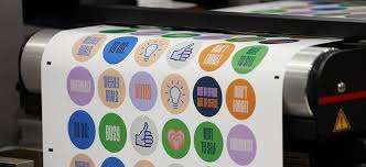 Custom stickers in various shapes and sizes, durable, vibrant, and high-quality for branding, product packaging, events, and personal projects