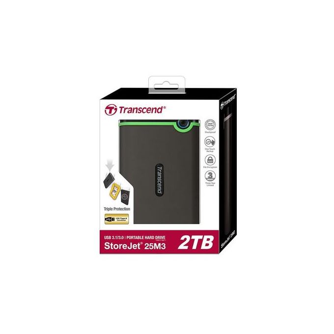 Transcend 2 TB External Memory Hard Disk StoreJet 25M3