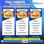 Free Website Package Plan for startups and small businesses – professional, mobile-friendly, and SEO-optimized website